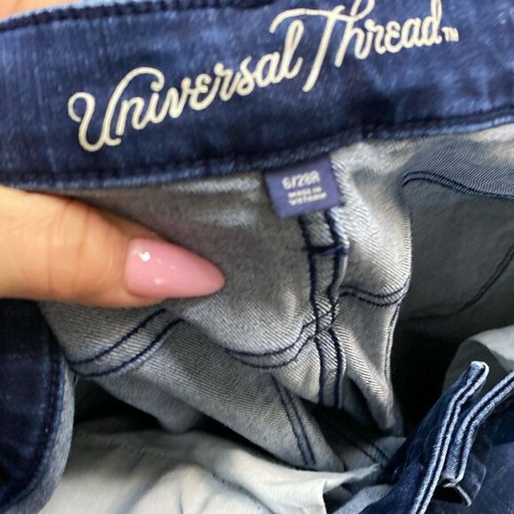 Universal Thread Mid-rise Skinny Dark Wash Jeans Stretch - Picture 4 of 11